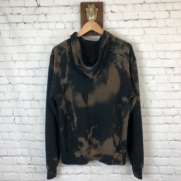 Bleached oversized sweater ROSES print - Picture 4 of 4